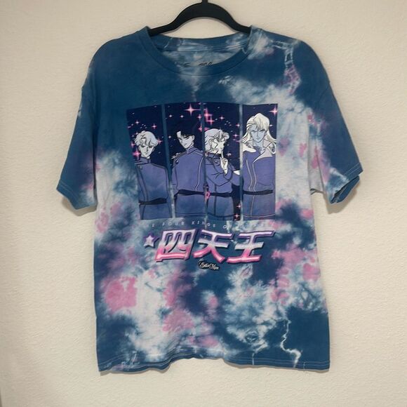 Sailor Moon Tie-dye Pattern Back Print Character Print Long T-shirt Long T Men's M size /eaa521869